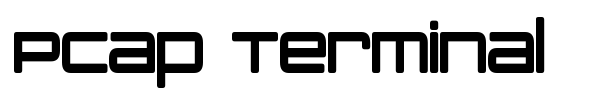 PCap Terminal font preview